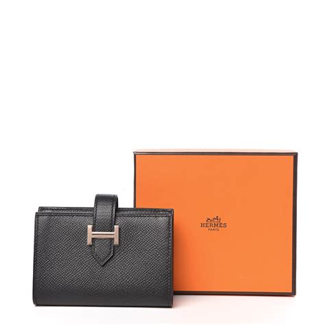 hermes bearn mini compact wallet|black hermes wallet.